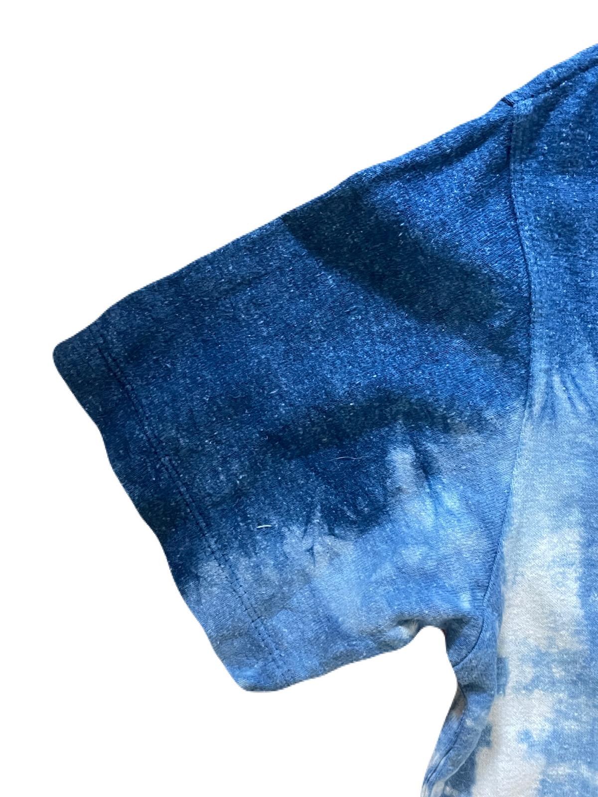 藍絞り染めTシャツがれ | 3枚目