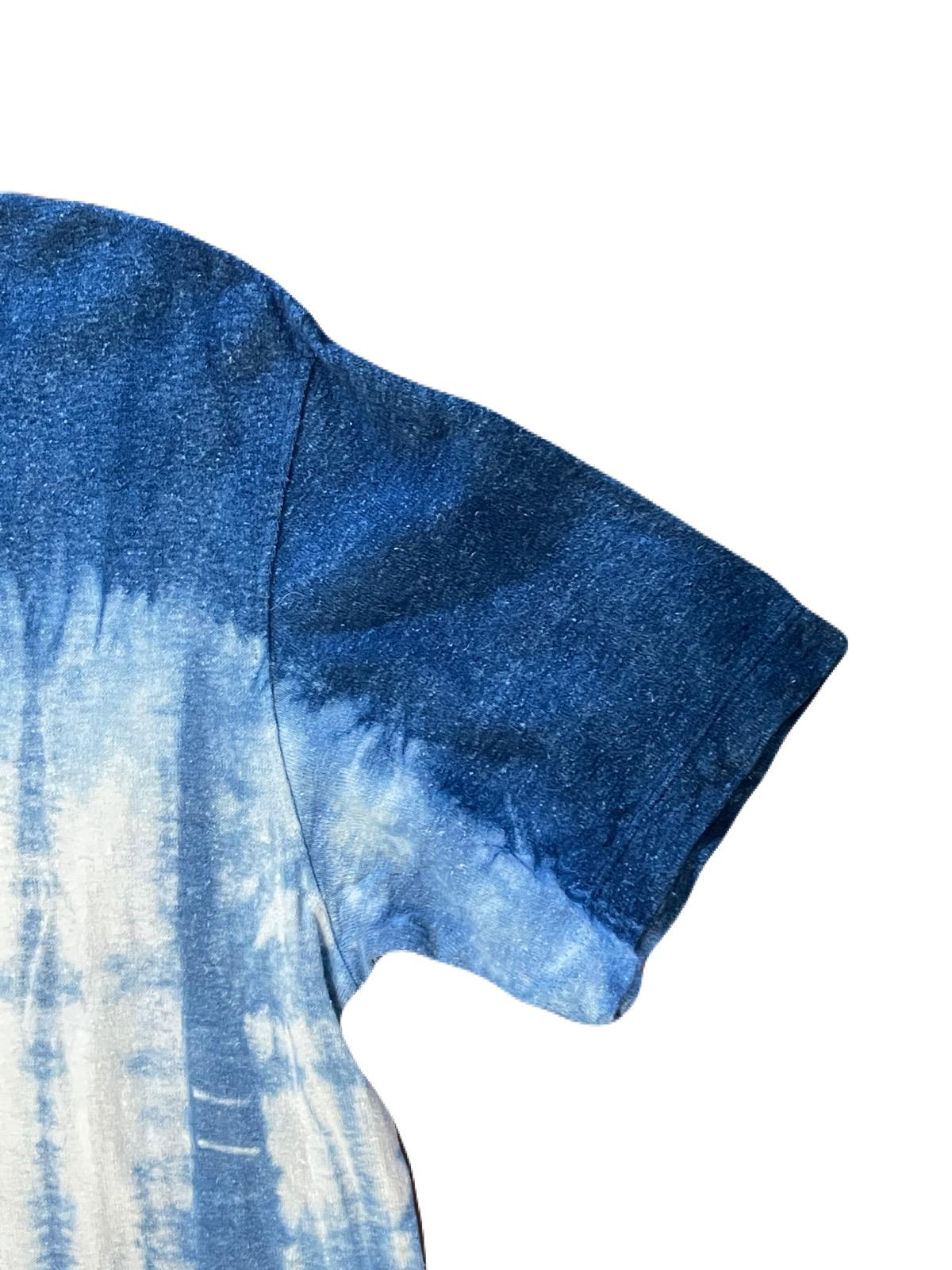 藍絞り染めTシャツがれ | 4枚目